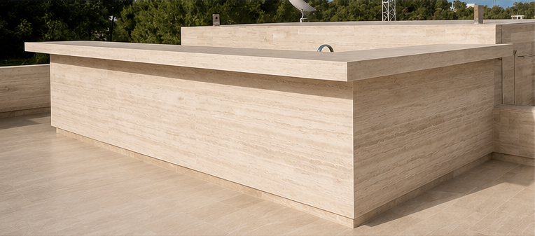 Signature Works – Travertin Bar